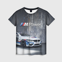 Женская футболка BMW M4 GT4 - racing team - motorsport