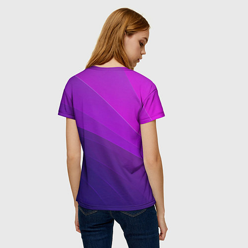 Женская футболка Утрафиолет / 3D-принт – фото 4