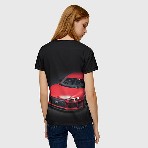 Женская футболка Audi quattro ABT autotuning / 3D-принт – фото 4