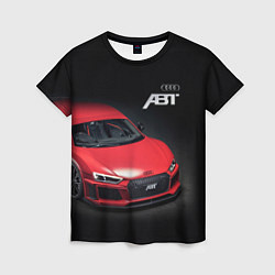 Женская футболка Audi quattro ABT autotuning
