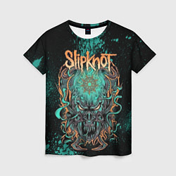 Женская футболка Slipknot monster