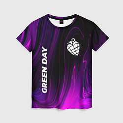 Футболка женская Green Day violet plasma, цвет: 3D-принт