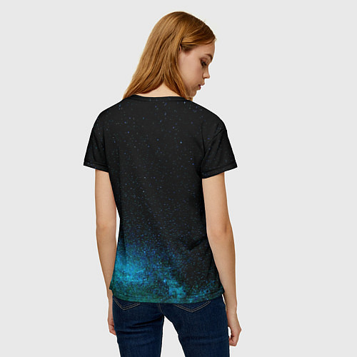 Женская футболка Deep stars / 3D-принт – фото 4