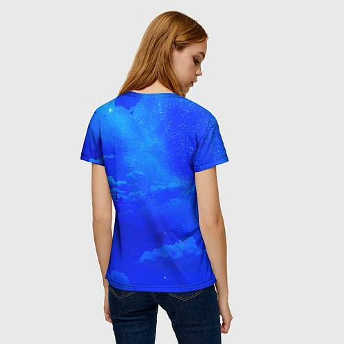 Женская футболка Фишль Геншин Импакт / 3D-принт – фото 4