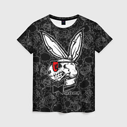 Футболка женская Playboy Skull - Rabbit 2023, цвет: 3D-принт