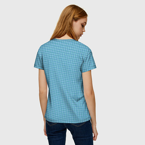 Женская футболка Синий дракон в форме цифры 8 / 3D-принт – фото 4