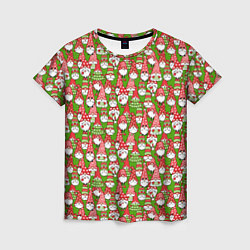 Женская футболка Рождественские гномы