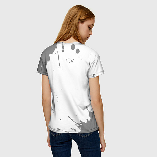 Женская футболка Бармен суббота воскресенье на светлом фоне / 3D-принт – фото 4