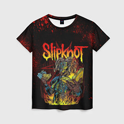 Женская футболка Slipknot Monster