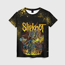 Женская футболка Slipknot Yellow Monster