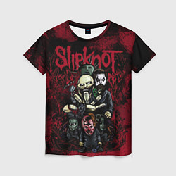 Женская футболка Slipknot art