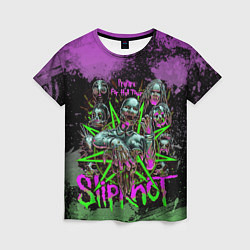 Женская футболка Slipknot satan