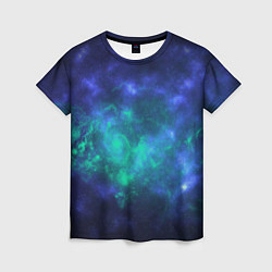 Женская футболка Космический пейзаж во Вселенной