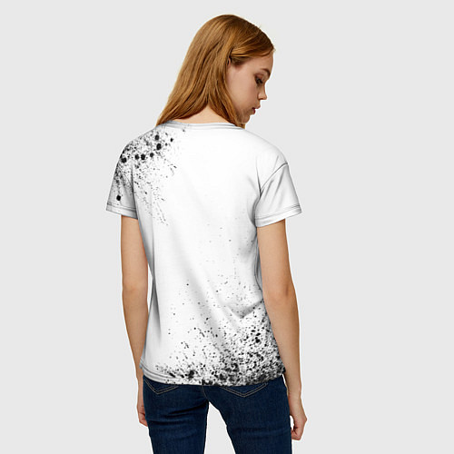 Женская футболка Девушка дизайнер - определение на светлом фоне / 3D-принт – фото 4