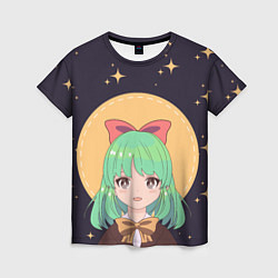Женская футболка Девочка аниме - Anime girl