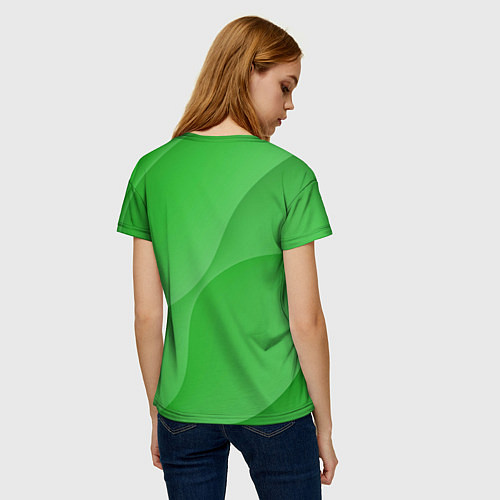 Женская футболка Домик на колесах / 3D-принт – фото 4
