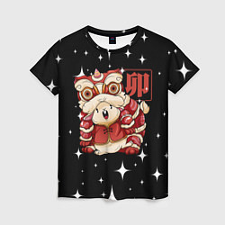Женская футболка Китайский кролик 2023
