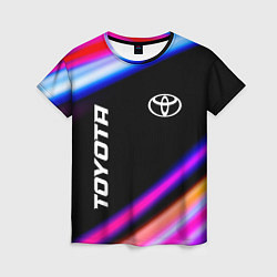 Женская футболка Toyota speed lights