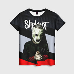 Женская футболка Slipknot абстракция