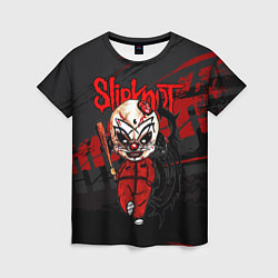 Женская футболка Slipknot bloody