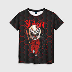 Женская футболка Slipknot объемные соты