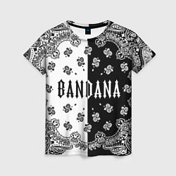 Женская футболка Бандана Кизару Биг Бейби Тейп контраст цветов