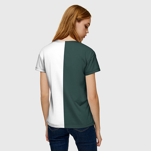 Женская футболка Луна и Артемис инь-янь / 3D-принт – фото 4