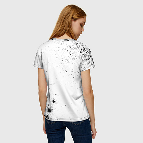 Женская футболка Maneskin и рок символ на светлом фоне / 3D-принт – фото 4