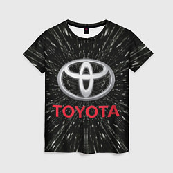 Женская футболка Тойота, эмблема, автомобильная тема