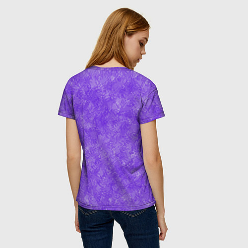 Женская футболка Фиолетовый мягкий / 3D-принт – фото 4