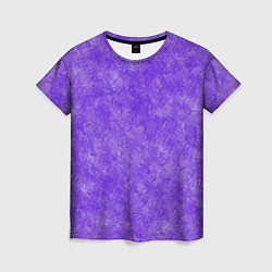 Футболка женская Фиолетовый мягкий, цвет: 3D-принт