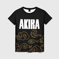 Женская футболка Akira anime clouds