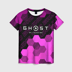 Женская футболка Ghost of Tsushima pro gaming: символ сверху