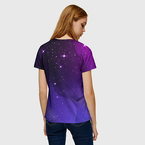 Женская футболка Burzum просто космос / 3D-принт – фото 4