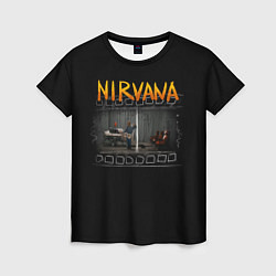 Женская футболка Nirvana отрывок