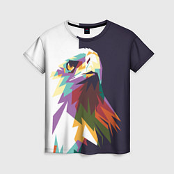 Женская футболка Орел-птица гордая