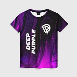 Женская футболка Deep Purple violet plasma