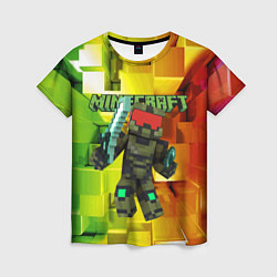 Женская футболка Minecraft - Мастер Чиф