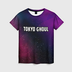 Женская футболка Tokyo Ghoul gradient space