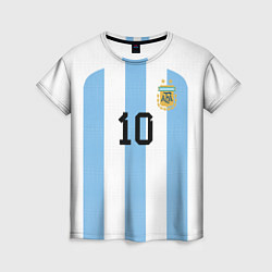 Женская футболка Месси Аргентина ЧМ 2022