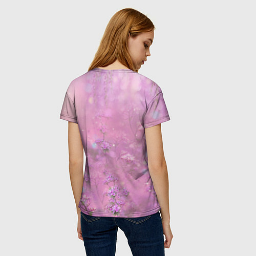 Женская футболка Фэнтези единорог / 3D-принт – фото 4
