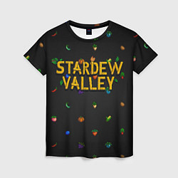 Женская футболка Фруктовый паттерн из Stardew Valley