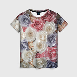 Женская футболка Цветы роз