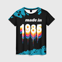 Женская футболка Made in 1985: liquid art