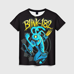 Футболка женская Blink 182 rabbit, цвет: 3D-принт