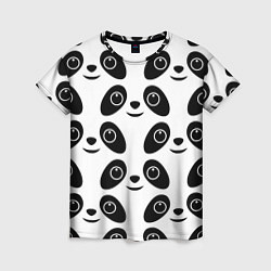 Футболка женская Panda bing dun dun, цвет: 3D-принт