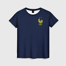 Женская футболка Форма сборной Франции ЧМ 2022