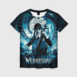 Футболка женская Wednesday Addams 2022, цвет: 3D-принт