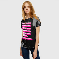 Футболка женская Маркетолог суббота воскресенье на темном фоне, цвет: 3D-принт — фото 2