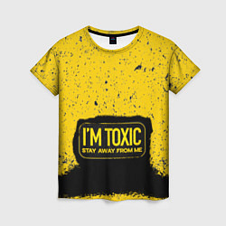 Женская футболка Toxic